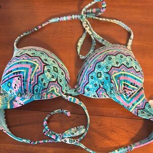 Colorful Patterned Bikini Top and bottom bought
